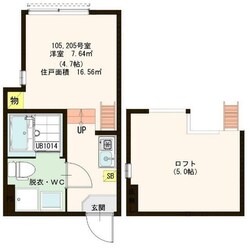 五反野駅 徒歩7分 1階の物件間取画像